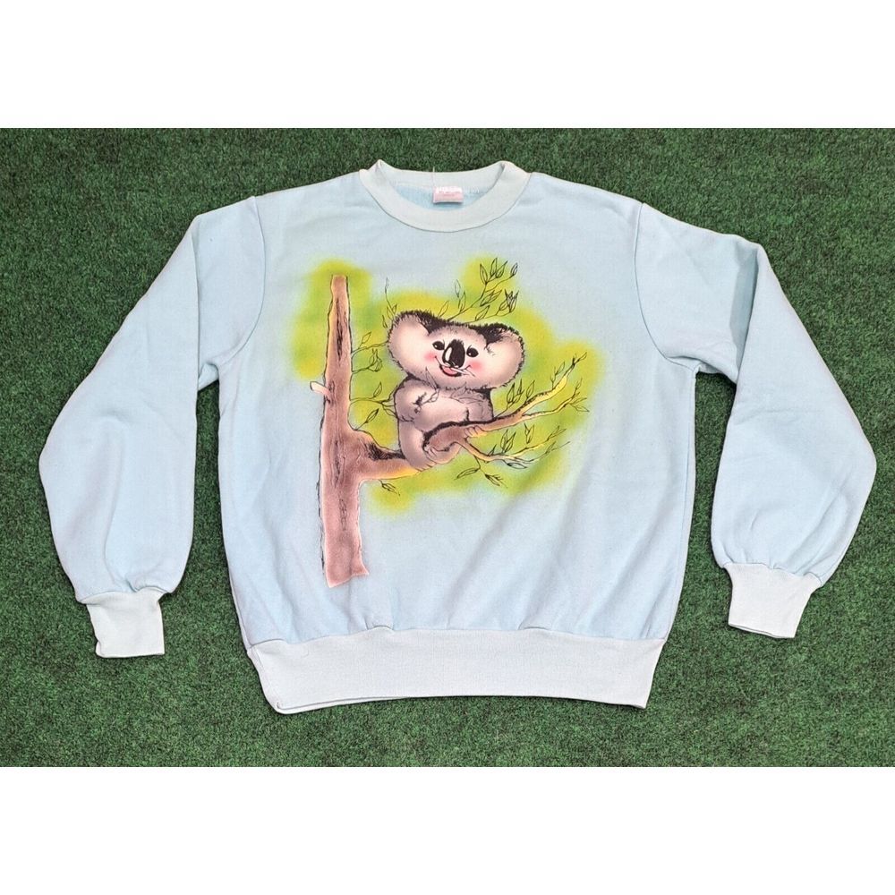 Vintage koala sweatshirt women's size Small Med. Victoria‎  Crew Neck Nature 80s